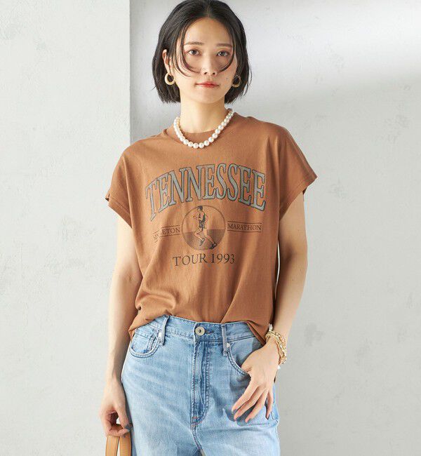 SHIPS for women「【SHIPS別注】TENNESSEE:フレンチ スリーブ プルオーバー」|タンクトップ|