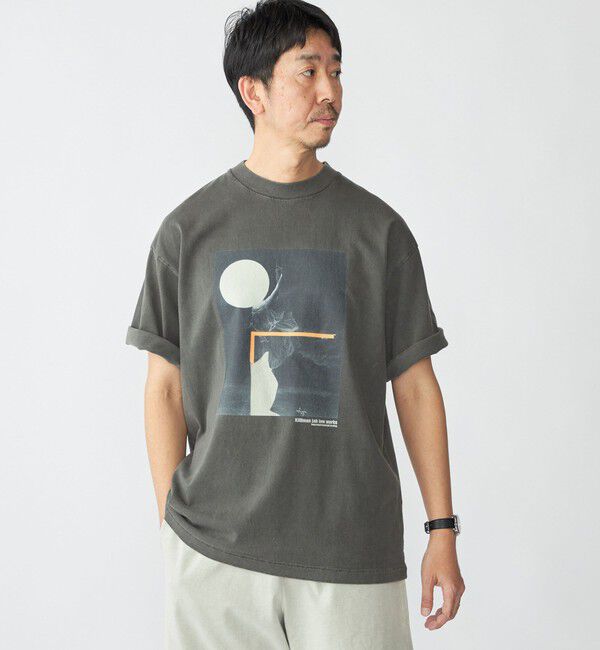 SHIPS「STUDIO BLANCHE: キリマンジャロ ワークス プリント Tシャツ」|Tシャツ・カットソー|