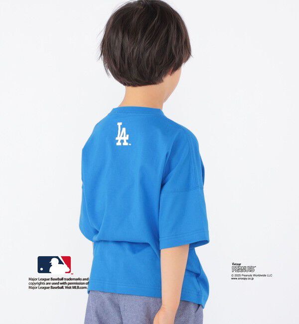 SHIPS KIDS「SHIPS KIDS:100～125cm / PEANUTS&times;MLB プリント Tシャツ」|Tシャツ・カットソー|