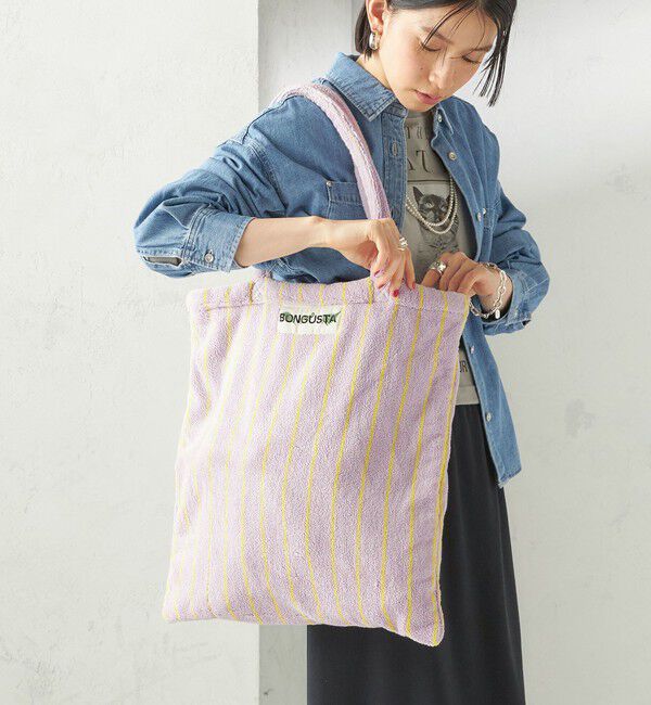 SHIPS for women「《予約》BONGUSTA: NARAM TOTE」|トートバッグ|ラベンダー