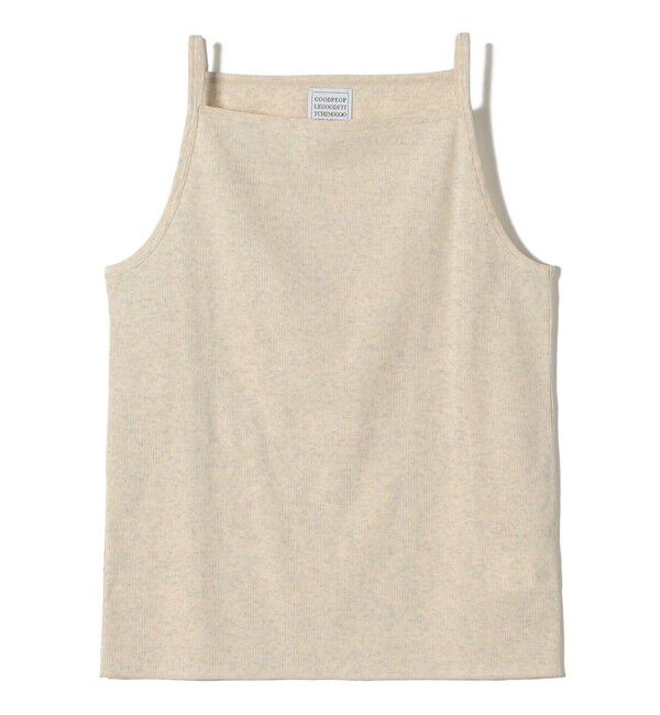SHIPS for women「《予約》【SHIPS別注】GGG:〈手洗い可能〉スクエアネック リブ タンクトップ」|キャミソール|