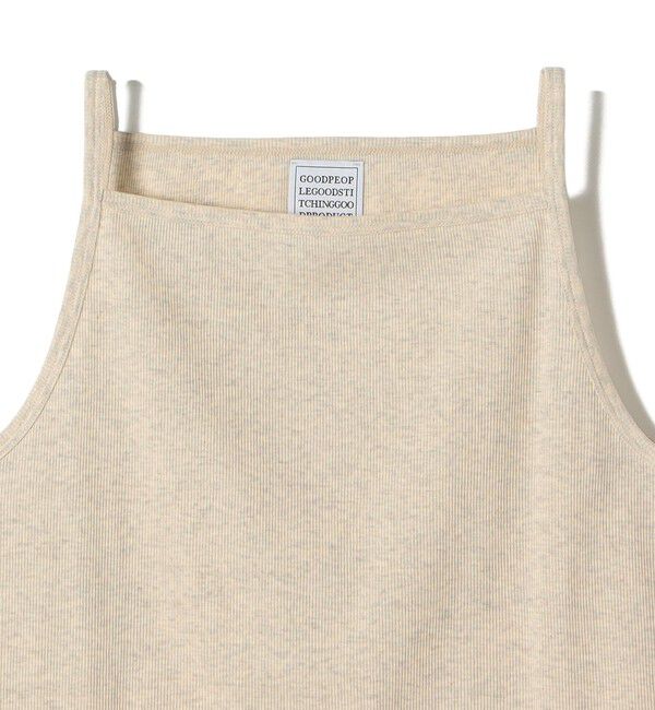 SHIPS for women「《予約》【SHIPS別注】GGG:〈手洗い可能〉スクエアネック リブ タンクトップ」|キャミソール|