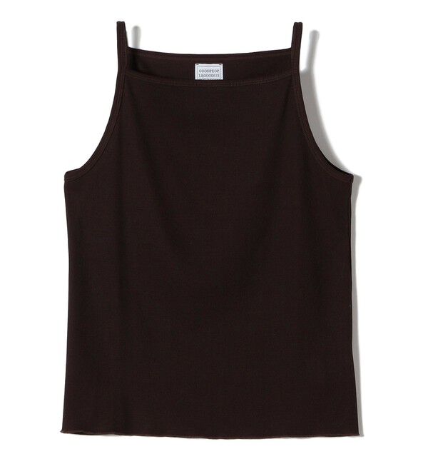 SHIPS for women「《予約》【SHIPS別注】GGG:〈手洗い可能〉スクエアネック リブ タンクトップ」|キャミソール|