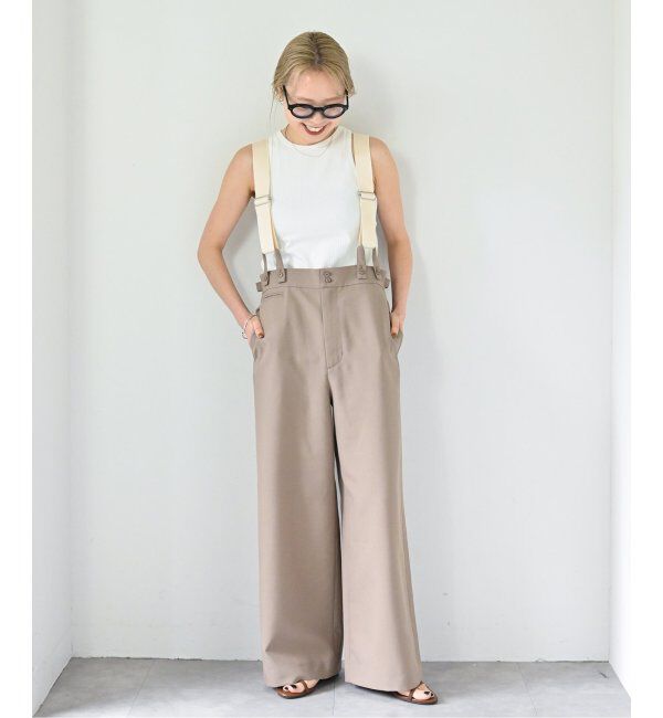 OUTDOOR PRODUCTS Usual Things「追加3 アメスリ*サスペンダーパンツ2点SET」|スラックス|