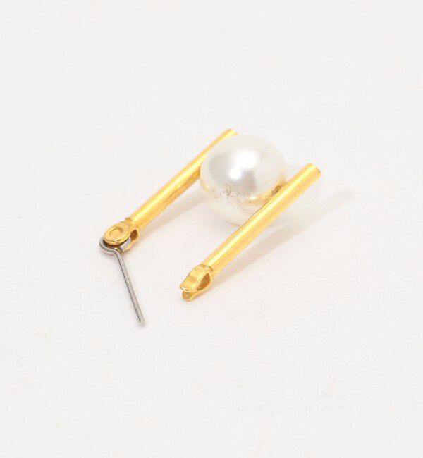TOMORROWLAND GOODS「【別注】januka パールコンビピアス」|ピアス|