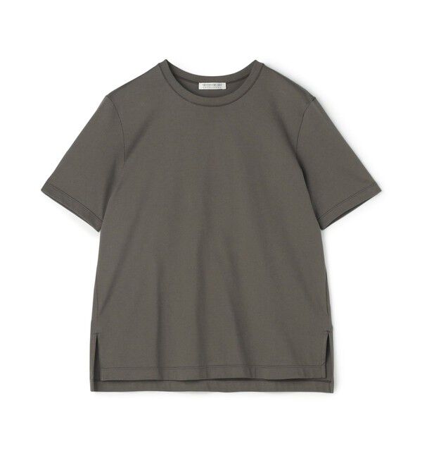 TOMORROWLAND collection「スーピマコットンジャージー クルーネックプルオーバー」|Tシャツ・カットソー|49 ブラウン