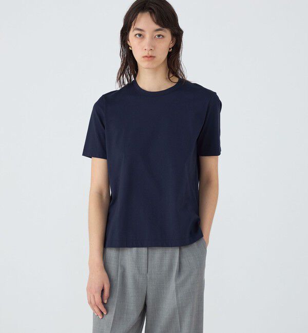 TOMORROWLAND collection「スーピマコットンジャージー クルーネックプルオーバー」|Tシャツ・カットソー|