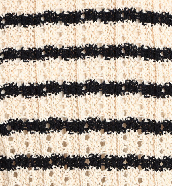 MACPHEE「コットンアイレット ノースリーブプルオーバー」|ニット・セーター|