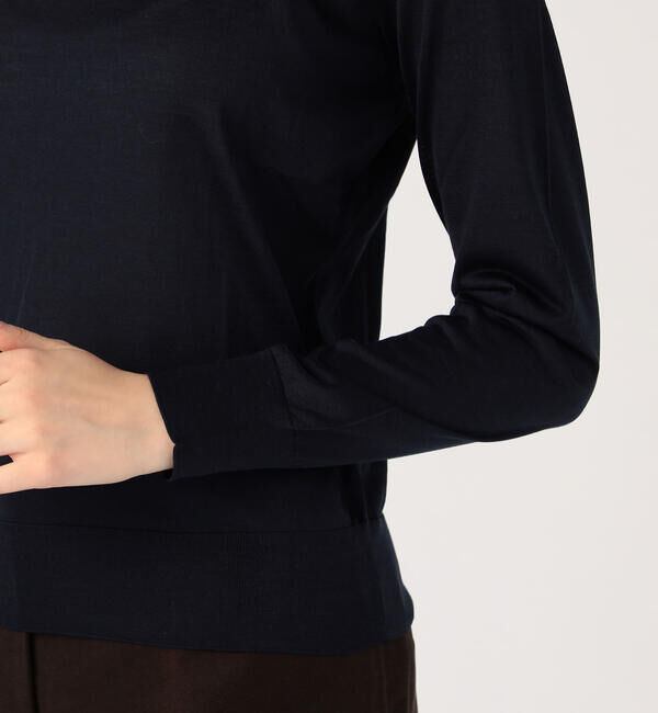 DES PRES「シルク Vネックプルオーバー」|ニット・セーター|