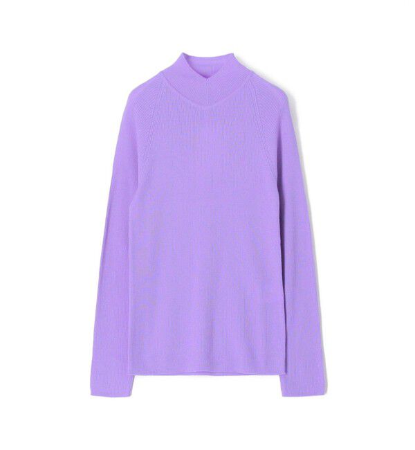 DES PRES「ウーステッドウールリブ ハイネックプルオーバー」|ニット・セーター|73 ライトパープル