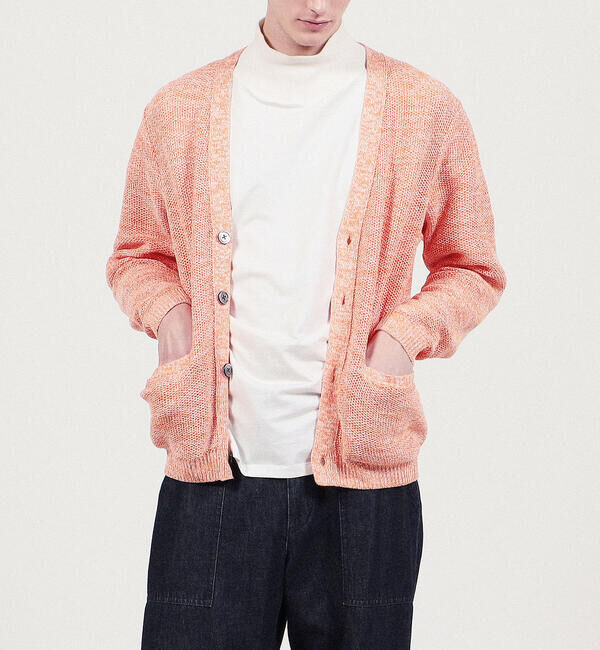 TOMORROWLAND MENS「ギマコットンリネン Vネックカーディガン」|カーディガン|