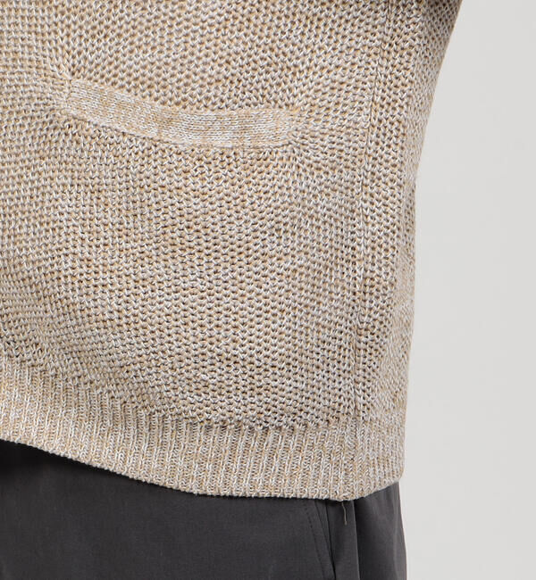 TOMORROWLAND MENS「ギマコットンリネン Vネックカーディガン」|カーディガン|