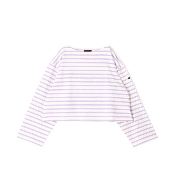 TOMORROWLAND BUYING WEAR「【別注】Le Minor ボーダー コットンプルオーバー」|Tシャツ・カットソー|72 ライトパープル系