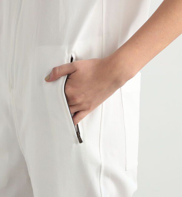 BACCA「コットンピケ ジップアップコンビネゾン」|ワンピース|