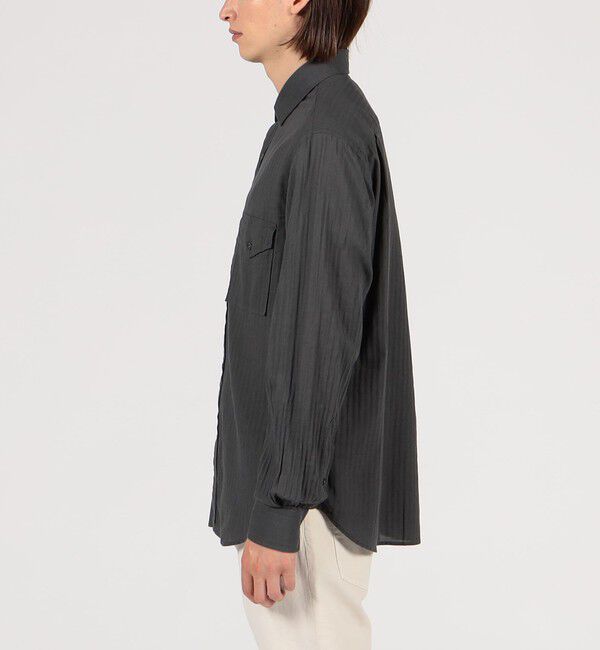 TOMORROWLAND MENS「コットンウールボイル ダブルポケットシャツ」|シャツ・ブラウス|