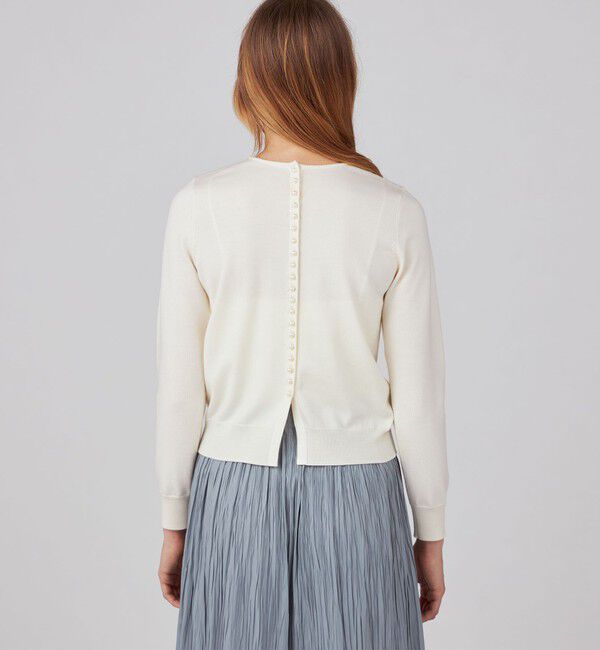 Ballsey「ウールポリエステルパールコンビ 2-wayプルオーバー」|ニット・セーター|