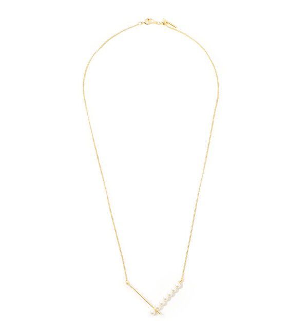 TOMORROWLAND GOODS「【別注】januka NEW V パールネックレス」|ネックレス|12 ホワイト系