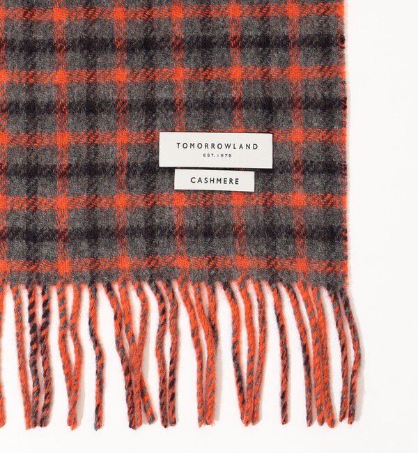 TOMORROWLAND GOODS「TOMORROWLAND カシミヤダブルフェイス チェック マフラー」|マフラー|