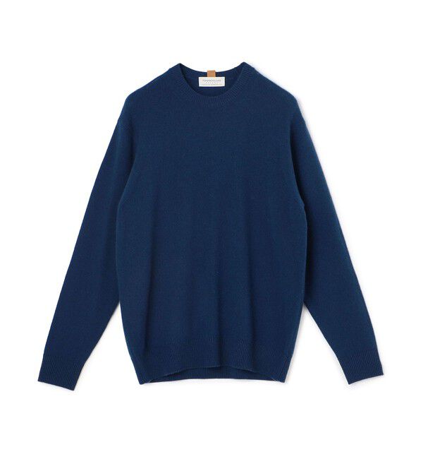 TOMORROWLAND MENS「TOMORROWLAND tricot  カシミヤ クルーネックプルオーバー」|ニット・セーター|67 ダークブルー