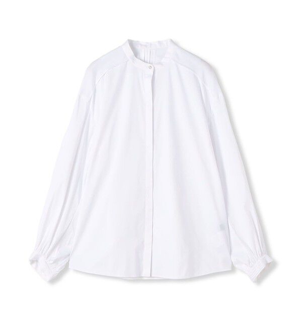 TOMORROWLAND collection「ストレッチブロード ピンタックブラウス」|シャツ・ブラウス|11 ホワイト
