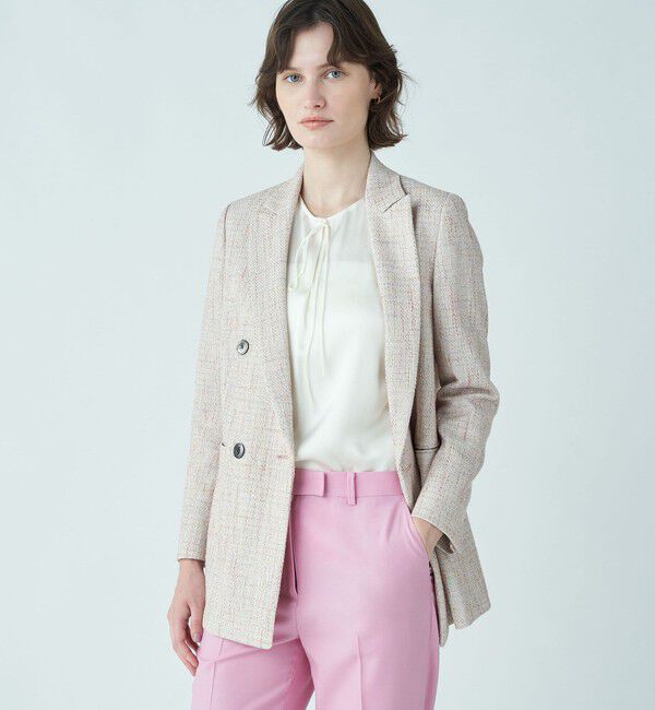 TOMORROWLAND collection「ファンシーテープ ダブルブレストジャケット」|テーラードジャケット|