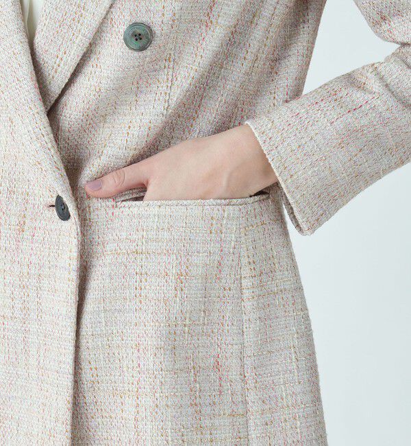 TOMORROWLAND collection「ファンシーテープ ダブルブレストジャケット」|テーラードジャケット|