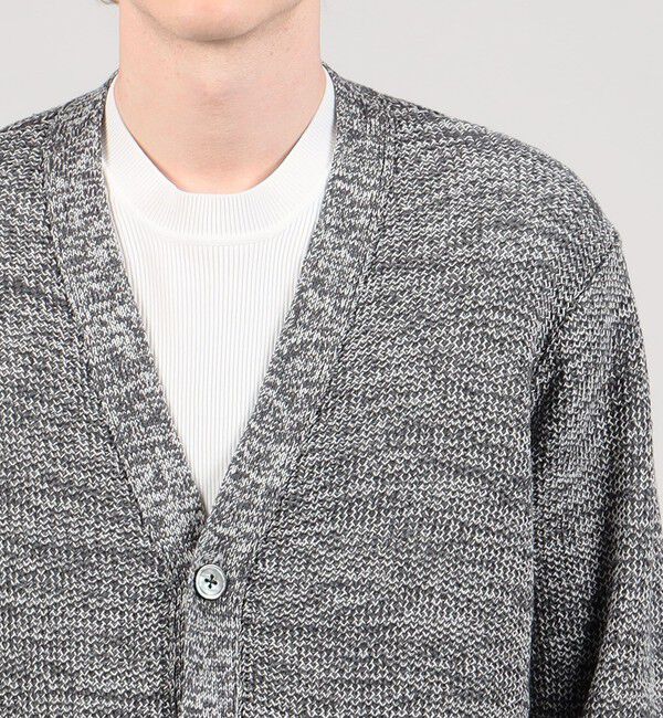 TOMORROWLAND MENS「TOMORROWLAND tricot ギマコットンリネン Vネックカーディガン」|カーディガン|