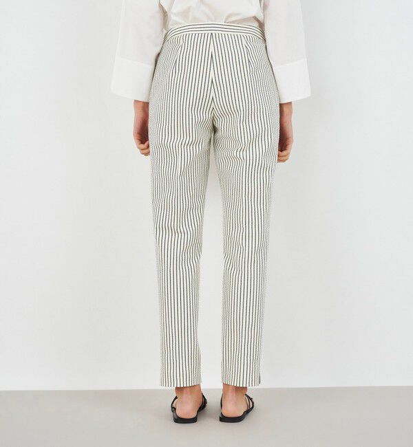 DES PRES「サッカーストライプ シガレットパンツ」|スラックス|