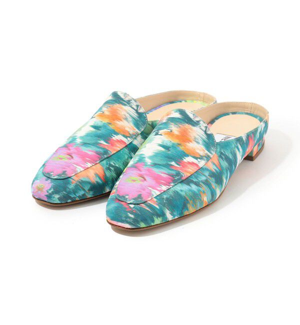 TOMORROWLAND GOODS「NEBULONI E. フラワープリントスリッポン」|スリッポン|