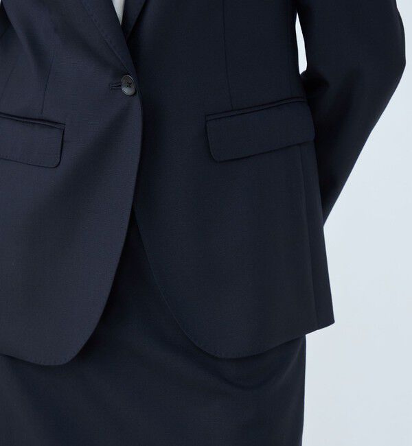 TOMORROWLAND collection「シャイニーピンヘッド シングル1Bジャケット」|テーラードジャケット|