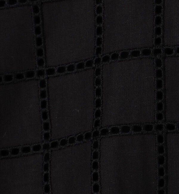 TOMORROWLAND collection「スクエアーエンブロイダリー ハーフスリーブブラウス」|シャツ・ブラウス|