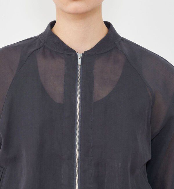 GALERIE VIE「ボイルワッシャー ラグランスリーブブルゾン」|ブルゾン・スタジャン|