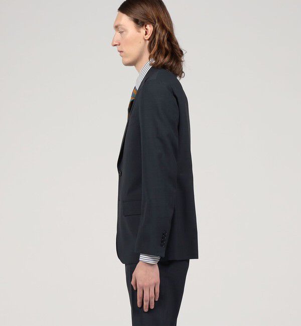 TOMORROWLAND MENS「Super120'sウールポリエステル シングルブレステッド2Bジャケット」|テーラードジャケット|