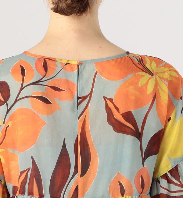 Ballsey「ベルフラワープリント ティアードワンピース」|ワンピース|