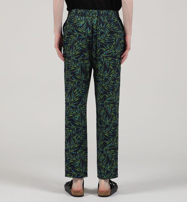 TOMORROWLAND MENS「コットン リーフプリント スリムテーパードイージーパンツ」|その他|