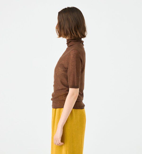 Ballsey「ミニスパンコール ハーフスリーブプルオーバー」|ニット・セーター|