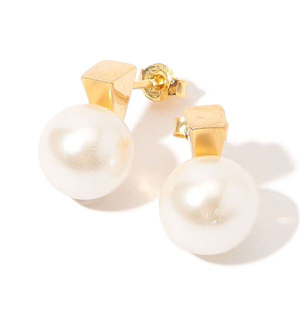 TOMORROWLAND GOODS「【別注】januka  パールピアス」|ピアス|12 ホワイト系