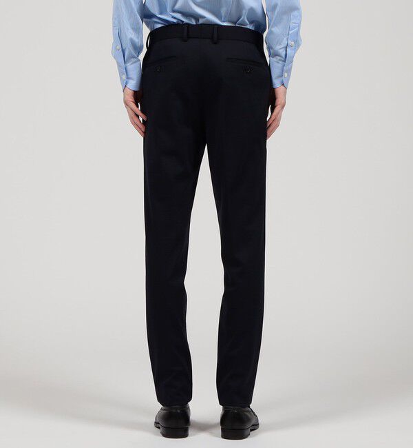 TOMORROWLAND MENS「ストレッチポンチ ノープリーツ スリムパンツ」|スラックス|