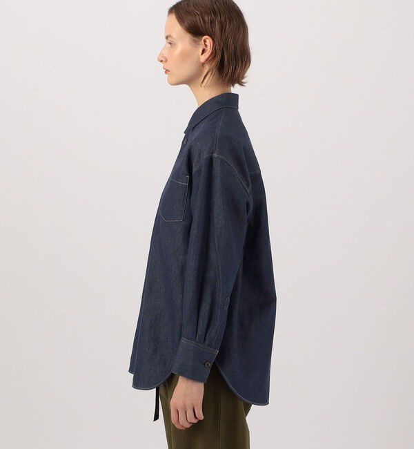 MACPHEE「リアクティブデニム レギュラーシャツ」|シャツ・ブラウス|
