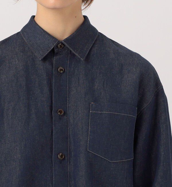 MACPHEE「リアクティブデニム レギュラーシャツ」|シャツ・ブラウス|