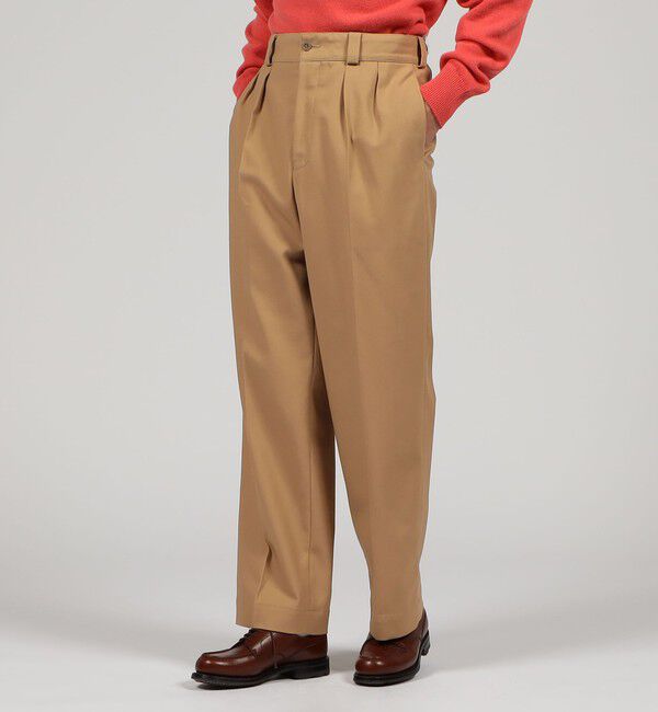 TOMORROWLAND BUYING WEAR「Tangent FRENCH ARMY CHINO コットンツイル ワイドトラウザーズ」|スラックス|