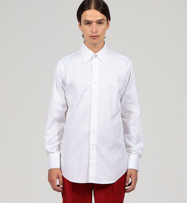 TOMORROWLAND MENS「80コットンドビー レギュラーカラーシャツ」|シャツ・ブラウス|