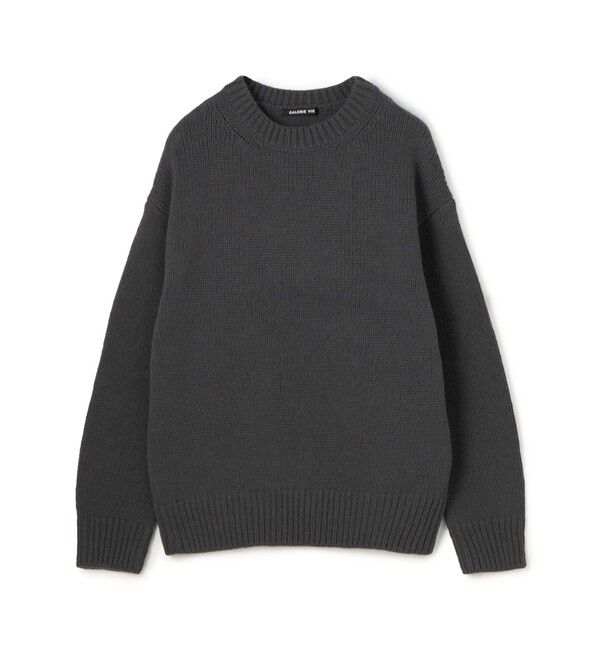 GALERIE VIE「ファインウールクルーネックニット」|ニット・セーター|18 ブラック系