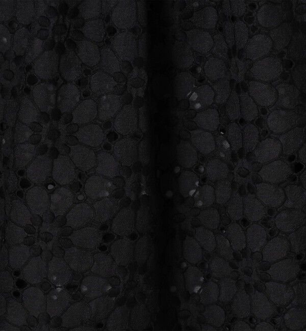 Ballsey「エンブロイダリーオーガンザ クルーネックブラウス」|シャツ・ブラウス|