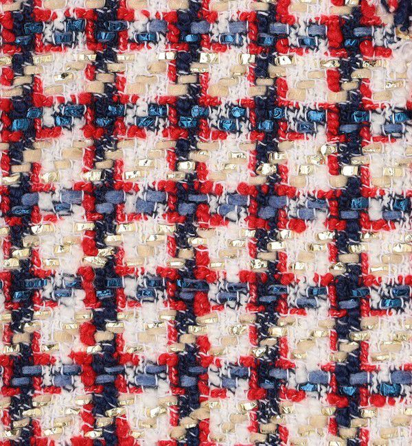 MACPHEE「メタリックツイード Vネックベスト」|ベスト・ジレ|