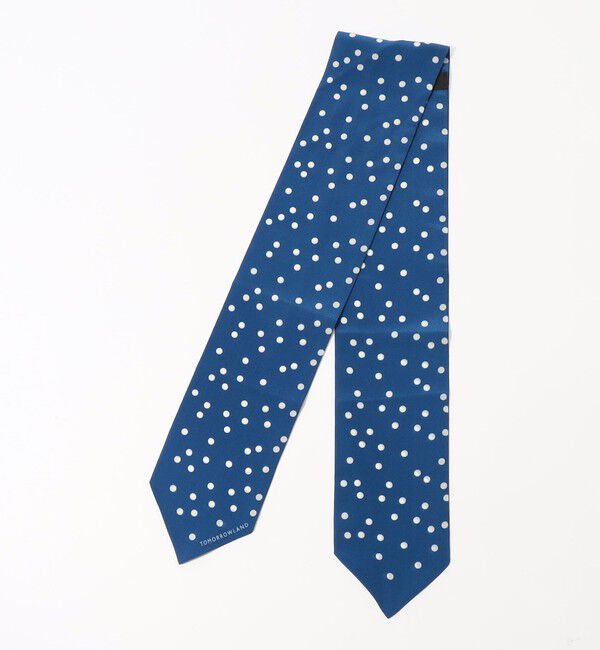 TOMORROWLAND GOODS「TOMORROWLAND MADE IN ITALY シルク ランダムドット スカーフ」|バンダナ・スカーフ|