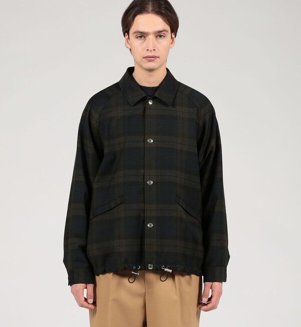 TOMORROWLAND MENS「【別注】MACKINTOSH CARRON ウール ショートブルゾン」|ブルゾン・スタジャン|