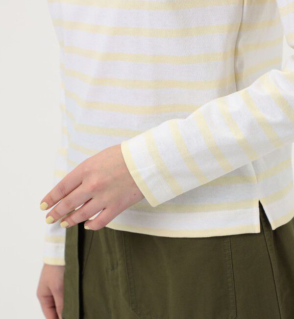 TOMORROWLAND BUYING WEAR「Le minor ボートネック ストライププルオーバー」|Tシャツ・カットソー|