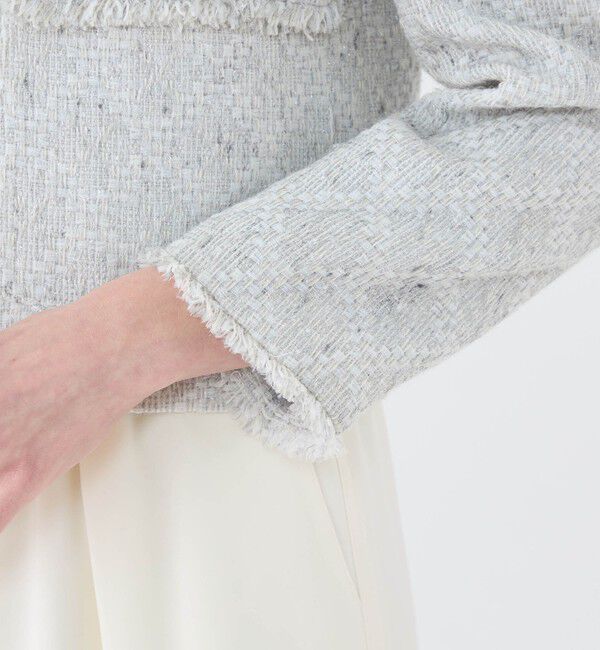 Ballsey「Lychee クルーネックジャケット」|ノーカラージャケット|