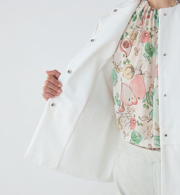 TOMORROWLAND collection「コットンカツラギ ベルテッドジレ」|ベスト・ジレ|